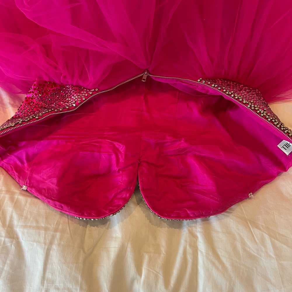 Sherri Hill rhinestone and tulle bustier dress - Picture 10 of 12